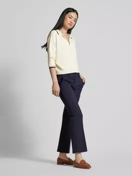 Вязаный свитер с манжетами в рубчик, модель «FLORRIE» Lauren Ralph Lauren, кремовый