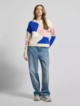 Вязаный свитер с манжетами в рубчик, модель «НОРА» Pepe Jeans