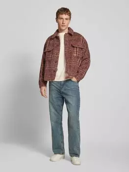 Вязаный свитер с манжетами в рубчик, модель «Брикстон» PROHIBITED, кремовый