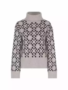 Вязаный свитер с монограммой Simkhai, мультиколор