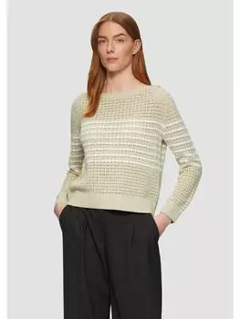 Вязаный свитер s.Oliver BLACK LABEL, бежевый