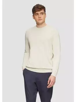 Вязаный свитер s.Oliver BLACK LABEL, кремовый