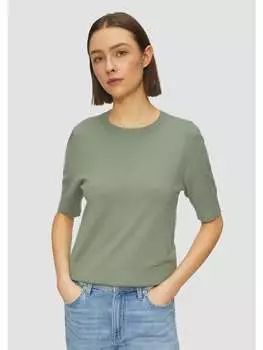 Вязаный свитер s.Oliver, зеленый