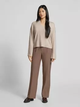 Вязаный свитер с ребристыми манжетами Marc Cain