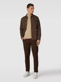 Вязаный свитер с ребристыми манжетами Marc O'Polo, бежевый