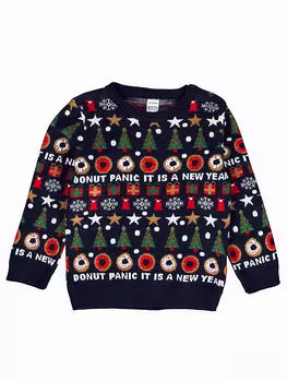 Вязаный свитер с рождественской тематикой для мальчика LCW Baby