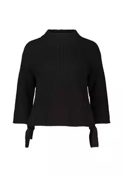 Вязаный свитер с рукавами 3/4 BETTY BARCLAY, черный