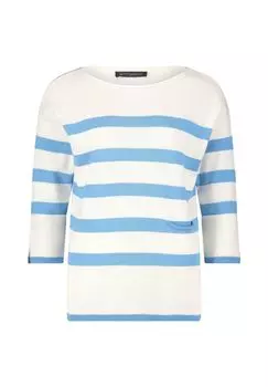 Вязаный свитер с рукавами 3/4 BETTY BARCLAY, цвет Patch Cream Light Blue