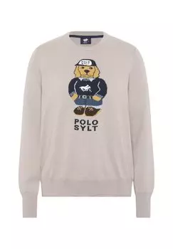 Вязаный свитер с собачьим узором POLO SYLT, цвет Ashes Roses