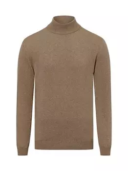 Вязаный свитер с содержанием кашемира. James, коричневый