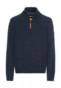 Вязаный свитер с содержанием шерсти Camel Active, синий