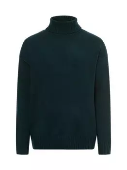 Вязаный свитер с содержанием шерсти Finshley & Harding London, синий