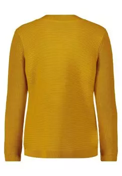 Вязаный свитер с V-образным вырезом BETTY BARCLAY, желтый