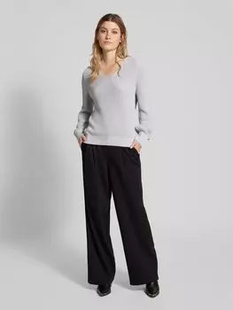 Вязаный свитер с V-образным вырезом monari