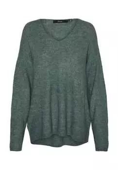 Вязаный свитер с V-образным вырезом Vero Moda, цвет 175629002 balsam