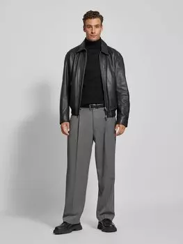 Вязаный свитер с водолазкой модель «Гамильтон» Strellson, черный