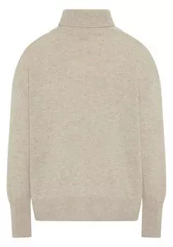 Вязаный свитер с водолазкой Polo Sylt, желтый