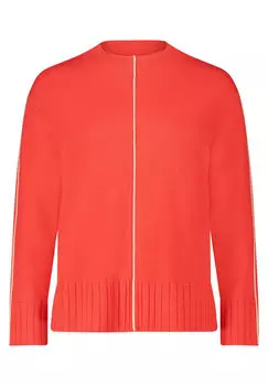 Вязаный свитер с воротником Betty Barclay, красный