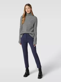 Вязаный свитер с воротником стойкой модель "АРВЕН" Drykorn, серый