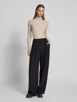 Вязаный свитер с воротником-стойкой модель 'INARI' Drykorn, песочный