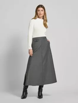 Вязаный свитер с воротником-стойкой monari, кремовый