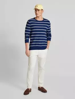 Вязаный свитер с вышитым логотипом Polo Ralph Lauren