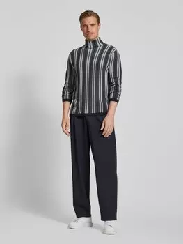 Вязаный свитер с высоким воротом Emporio Armani