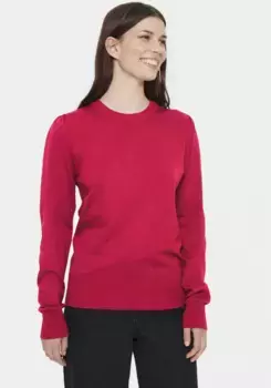 Вязаный свитер Saint Tropez "MilaSZ Pullover", цвет Winterberry