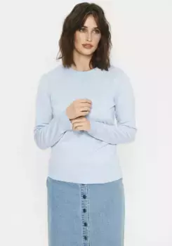 Вязаный свитер Saint Tropez "MilaSZ Pullover", цвет Heather Melange