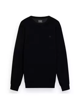 Вязаный свитер Scotch & Soda, черный