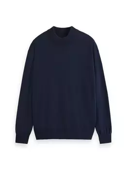 Вязаный свитер Scotch & Soda, синий