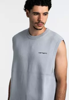 Вязаный свитер SCRIPT Carhartt WIP, серый