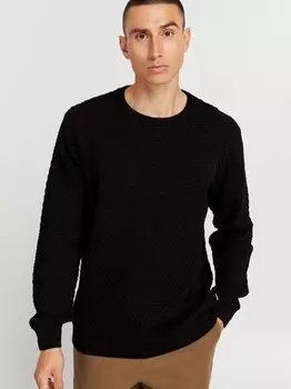 Вязаный свитер sdclive Solid, черный
