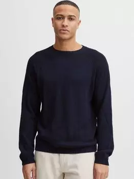 Вязаный свитер сдфабио Solid, синий