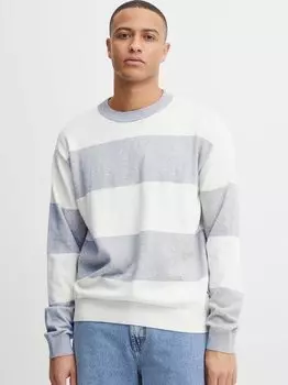 Вязаный свитер сдфеделе Solid, серый