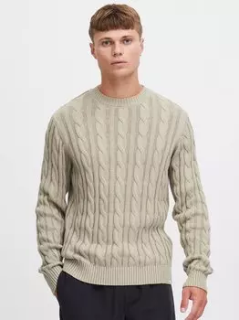 Вязаный свитер сдгибрил Solid, бежевый