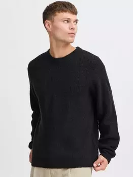 Вязаный свитер сдмак Solid, черный