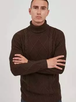 Вязаный свитер sdterence Solid, коричневый