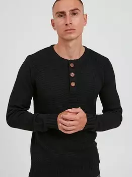 Вязаный свитер сдтерранс Solid, черный