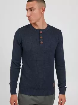 Вязаный свитер сдтерранс Solid, синий