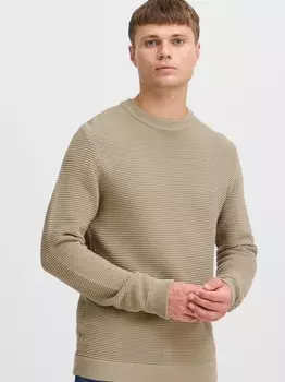 Вязаный свитер сдваленсия Solid, бежевый