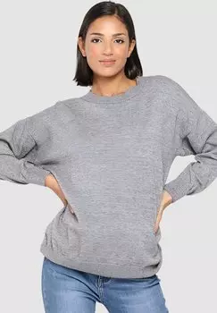 Вязаный свитер SENSE, серый