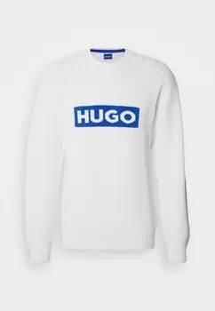 Вязаный свитер SEYLO HUGO, белый