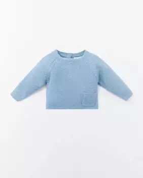 Вязаный свитер Sfera, синий