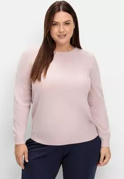 Вязаный свитер Sheego, цвет ros