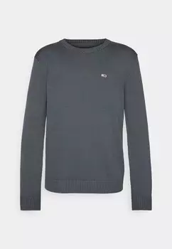 Вязаный свитер SLIM FIT SWEATER Tommy Hilfiger, антрацит