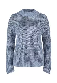 Вязаный свитер со структурой BETTY & CO, синий