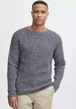 Вязаный свитер Solid, цвет dark grey melange