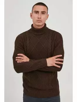 Вязаный свитер !SOLID, коричневый