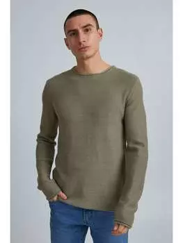 Вязаный свитер !SOLID, зеленый